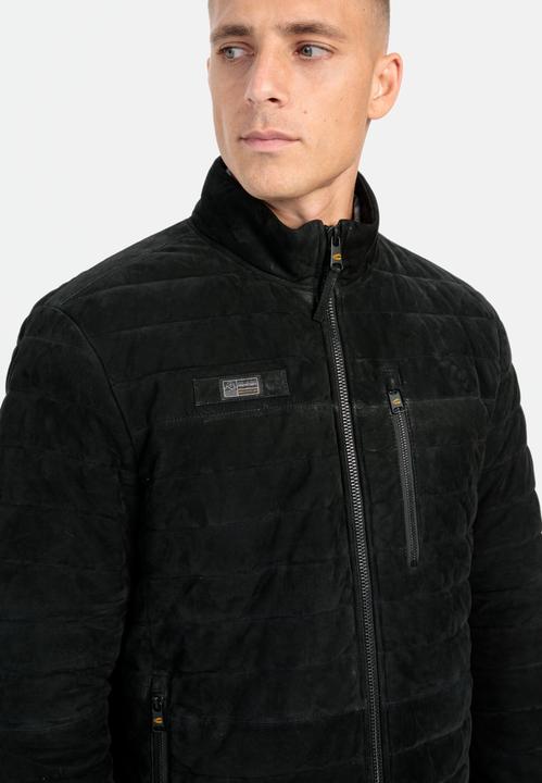 Produktbild Camel Active Leder Steppjacke mit Stehkragen (60)