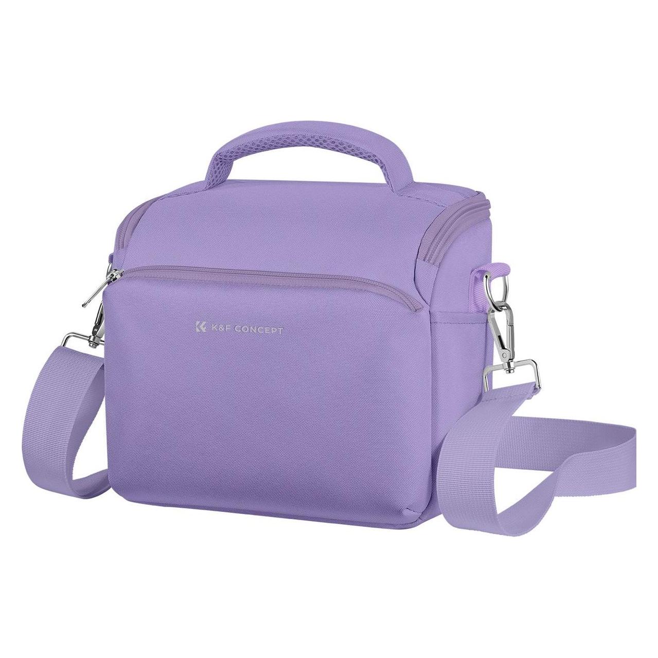 K&F Concept Camera Sling Bag - Purple (Kamera Schultertasche), Kameratasche, Violett