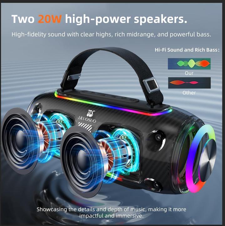 Actual product image Liluosuo Karaoke-Maschine (2x 20 W)