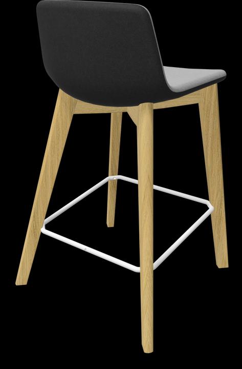 Grey, White, Black, Ash natural light grey stained
