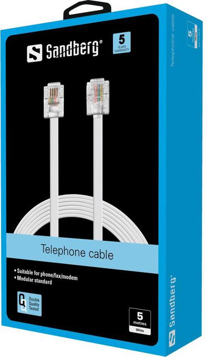Actual product image Sandberg RJ11-RJ11