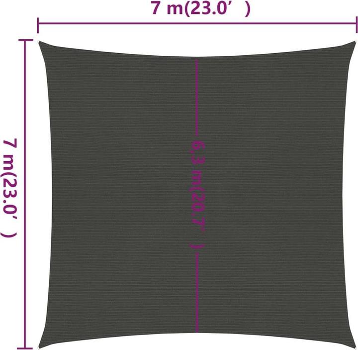 Produktbild vidaXL Sonnensegel (700 x 700 cm)