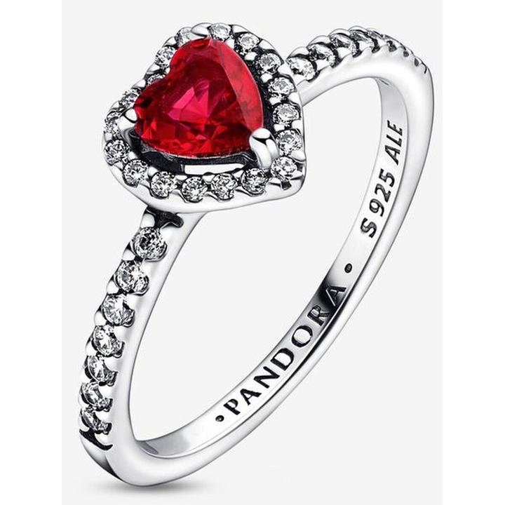 Actual product image Pandora Red heart (56, 925 Silver)