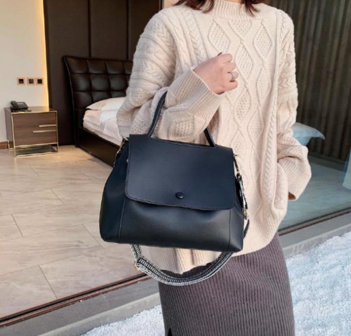 Produktbild Only-Bags.Store Vegane Ledertasche, Schwarze Handtasche, Schwarze Tasche, Vegane Ledertasche, Vegane