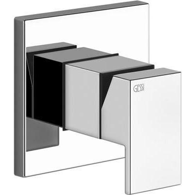 Gessi, Badarmatur, Rettangolo Fertigmontageset für Einhebelmischer, ein Weg, Ausgang oben, UP-Körper 44612, 201