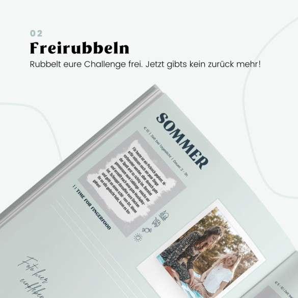 Actual product image Memories2make Challenge book for best friends