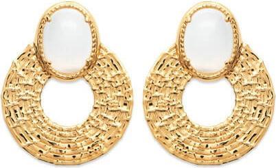 Image du produit Lara BOUCLES d'orilles Plaqué or - PIERRE DE LUNE
