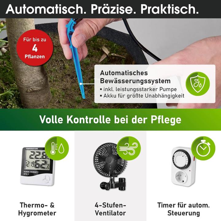 Produktbild Brast Growzelt mit LED & Belüftungssystem