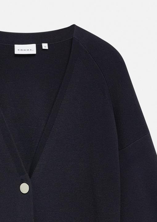 Produktbild Comma Moderner Half-Milano V-Neck Cardigan mit Signature-Knöpfen (32)