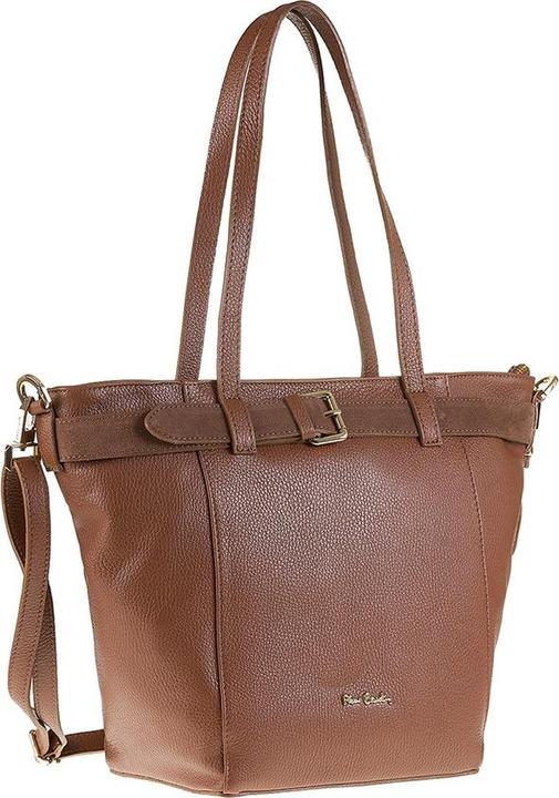 Image du produit Pierre Cardin Damen Schultertasche Made In Italy - Modell Celeste Elite - 100% Leder - 42.0 X 30.0 X 16.0 Cm