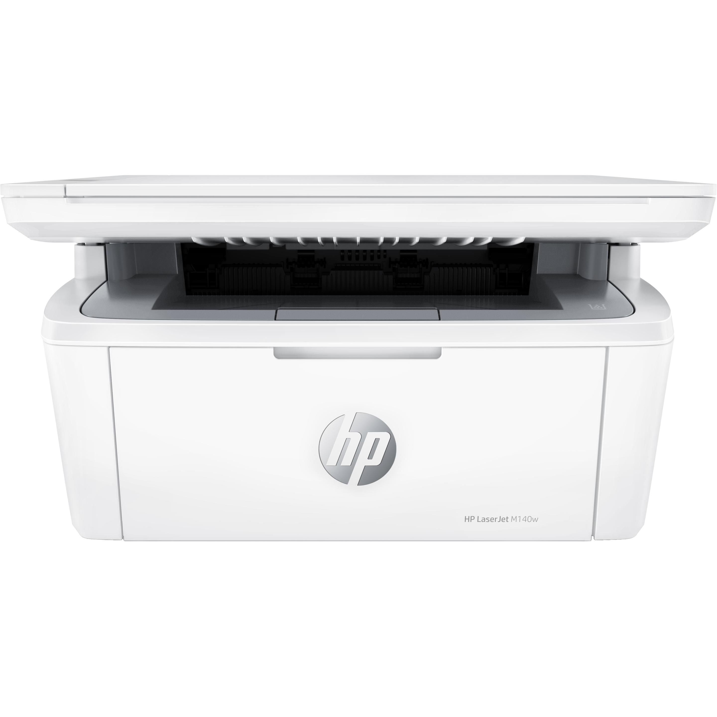 HP LaserJet M140w (Laser, Schwarz-Weiss), Drucker, Weiss
