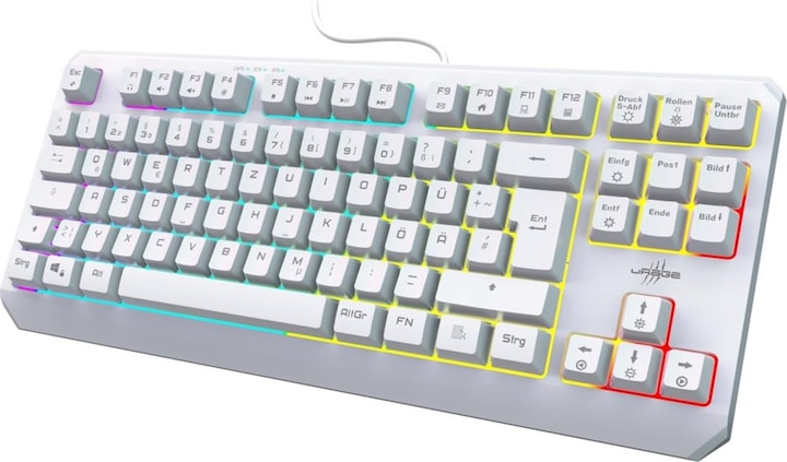 Actual product image Urage Gaming Keyboard Exodus 220 TKL, White (DE, Cable)