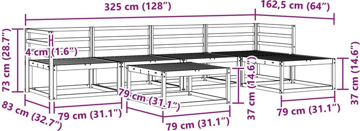 Produktbild vidaXL Sofa Set
