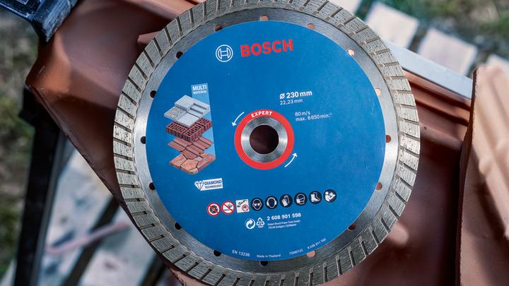 Produktbild Bosch Professional Zubehör Expert MultiMaterial Diamanttrennscheiben, 230 x 22,23 x 2,4 x 15 mm