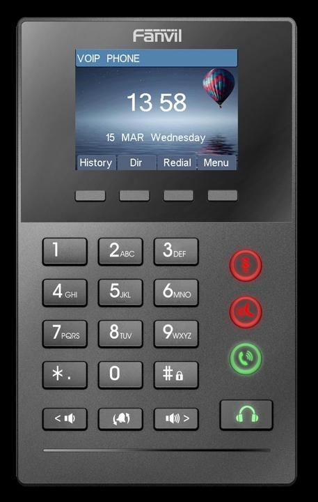 Image du produit Fanvil X2P IP phone Black 1 lines LCD
