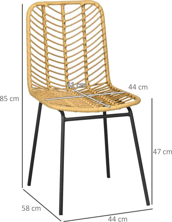Image du produit Homcom Esszimmerstühle