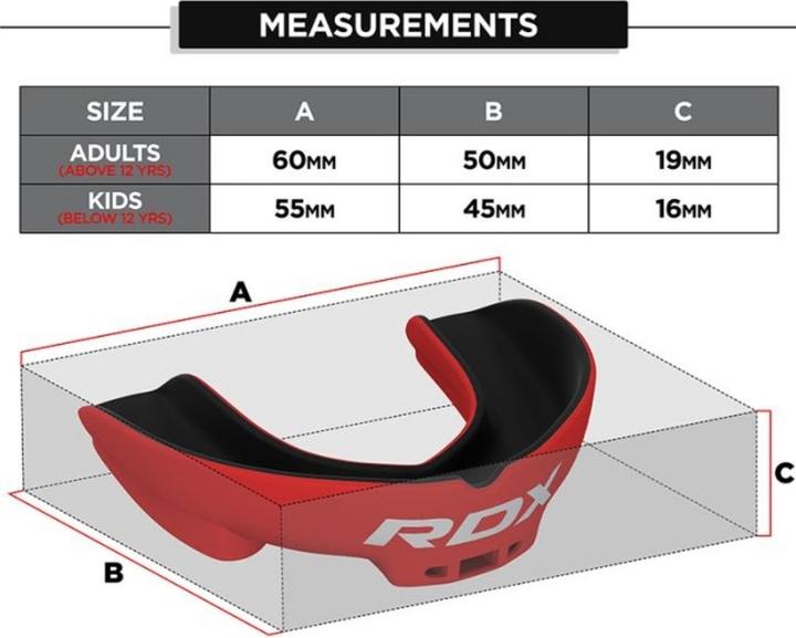 Produktbild Rdx Mundschutz Junior unter 12 Jahren (One Size)