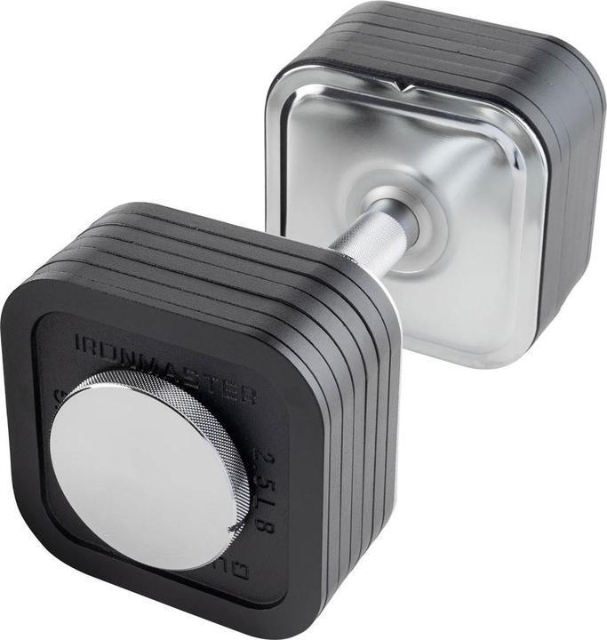 Actual product image Ironmaster Quick-Lock Dumbbell Handle Set Adjustable 34 kg (2 x 1.1 kg)