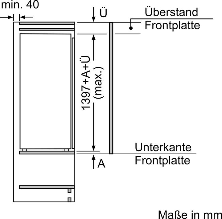 Image du produit Bosch Hausgeräte KIF51AFE0 (220 l)