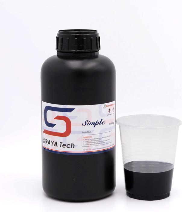 Actual product image Siraya Tech Simple - 1 kg - Smoky Black (Resin, 1000 g)