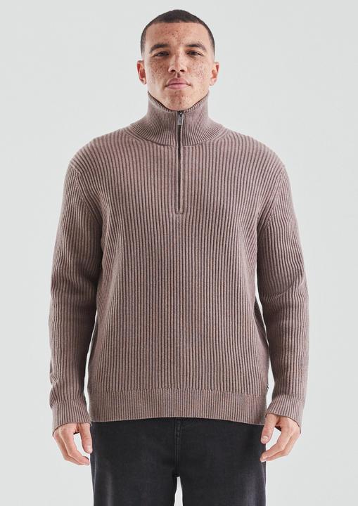 Produktbild s.Oliver Strickpullover Troyer mit Kaschmir (M)