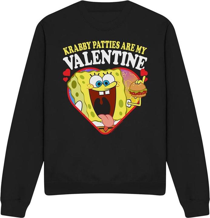 Spongebob Squarepants Krabby Patties Are My Valentine Sweatshirt