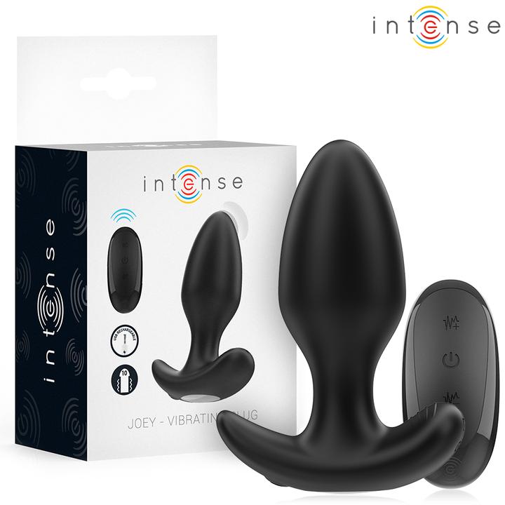 Immagine prodotto Intense Joey Plug Anale 10 Vibrazioni Nero Telecomando