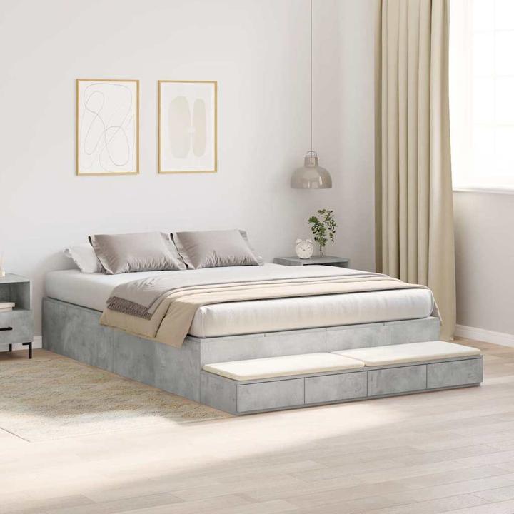 Image du produit vidaXL Lit avec espace de rangement (140 x 190 cm)