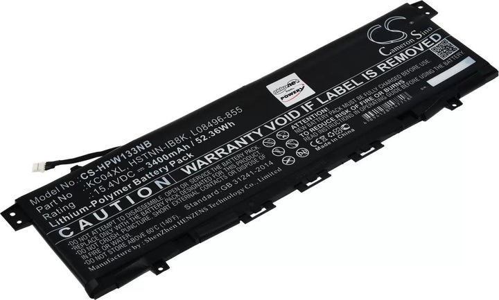 Produktbild AccuCell Akku Laptop HP Envy X360 13-ag0003ng, X360 13-ag0004ng, Typ KC04XL u.a. (3400 mAh)