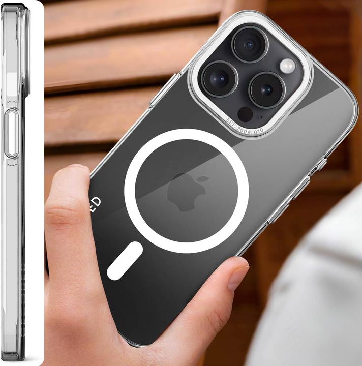 Actual product image Decoded Recycled Plastic Backcover iPhone 15 Pro Transparent (Apple iPhone 15 Pro)