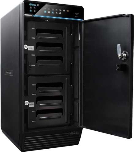 Actual product image Fantec QB-X8US3R black 8Bay RAID (3.5")