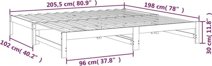 Image du produit vidaXL Tagesbett