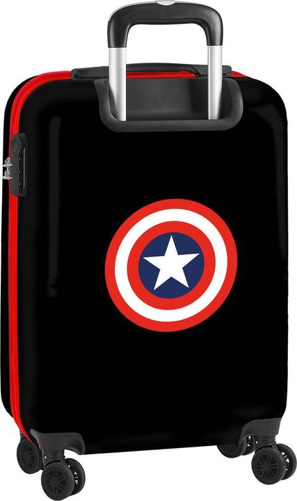 Immagine prodotto Captain America Valigia per la cabina Capitán América Black 34,5 x 55 x 20 cm