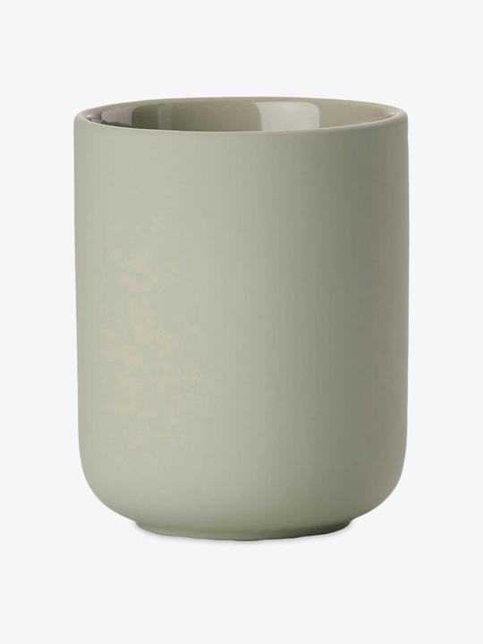 Actual product image Zone Denmark Zone toothbrush cup UME green (11.5 x 9.5 x 9.5 cm)