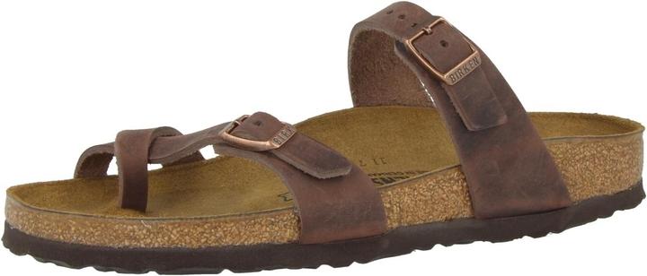 Actual product image Birkenstock Mayari oiled nubuck leather narrow (40)