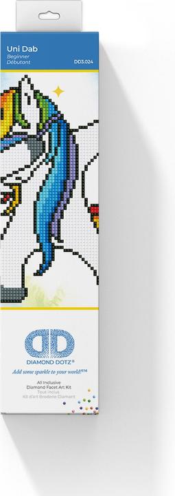 Actual product image Diamond Dotz Craft set 23 x 23 cm unicorn