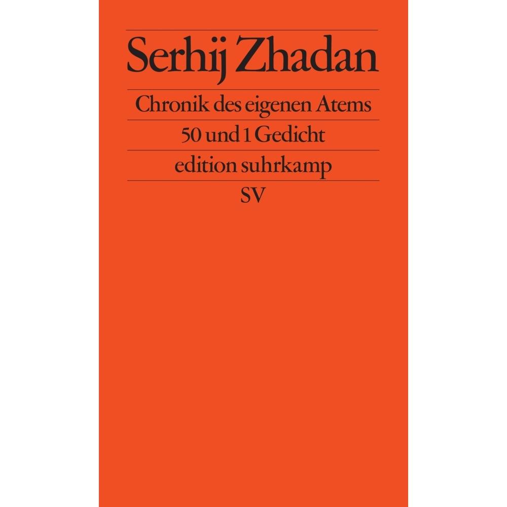 Thumbnail - Chronik des eigenen Atems, Belletristik von Serhij Zhadan