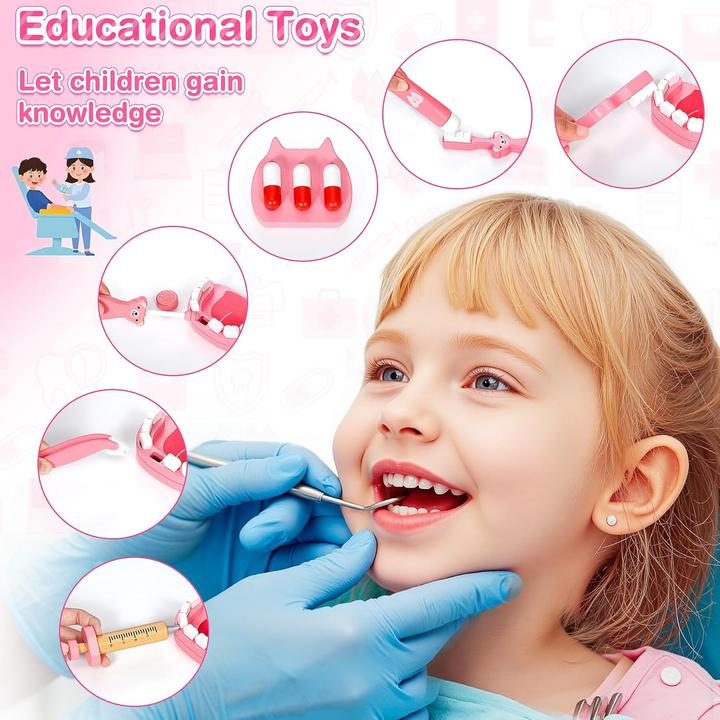 Immagine prodotto Activity Board Valigetta del dottore per bambini, set da gioco in legno, valigetta del dottore per bambini