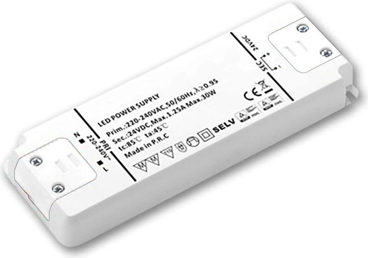 Produktbild Isoled LED Trafo 24V/DC, 0-30W, ultraflach, SELV, MM