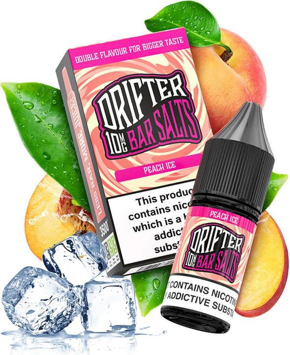 Immagine prodotto Drifter Bar Salts Peach Ice 10mg (Pesca)