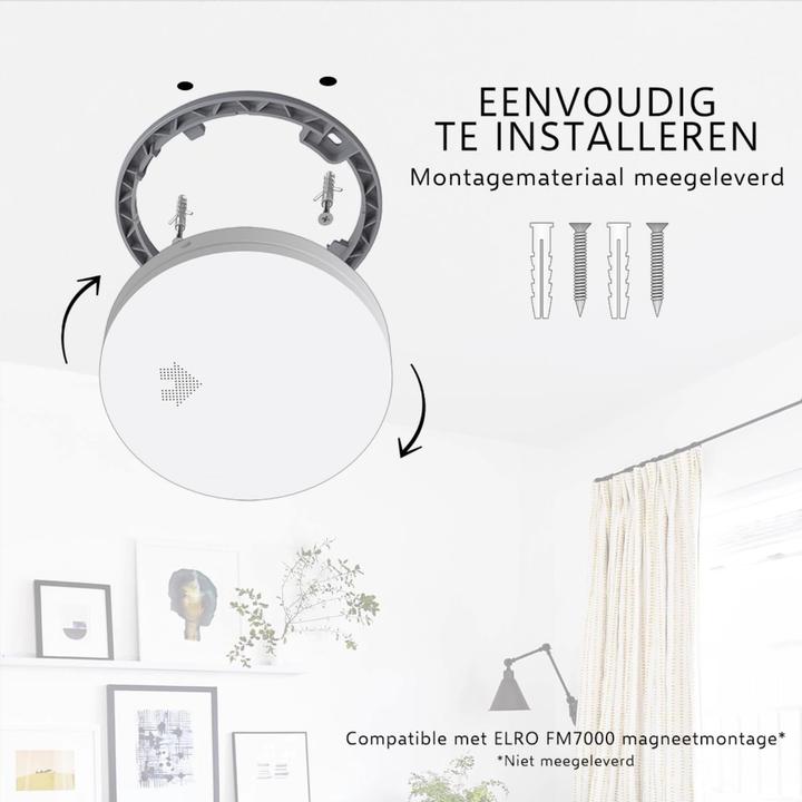 Actual product image Elro Smoke detector