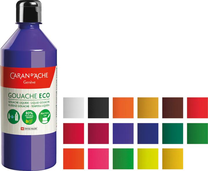 Produktbild Caran d'Ache Gouache Eco (Gelbgrün fluo, 500 ml)
