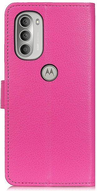 Produktbild MU Classic Litchi Leder Bookcover Series (Motorola Moto G51 5G)