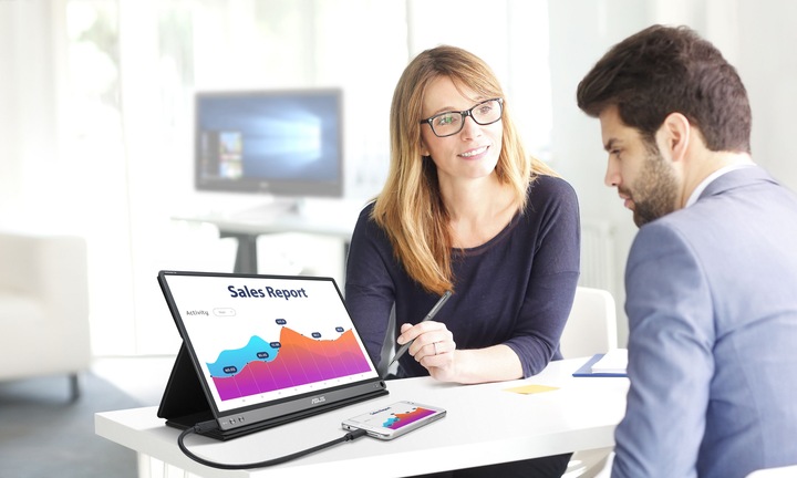 Actual product image ASUS ZenScreen GO MB16AP (1920 x 1080 pixels, 15.60")