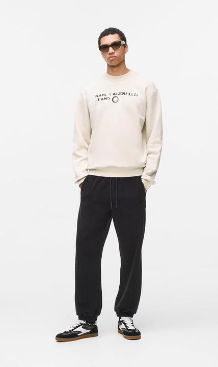 Produktbild Karl Lagerfeld Jeans, Heren, Eclipse Logo Sweat, Regular Fit, Beige, L (L)