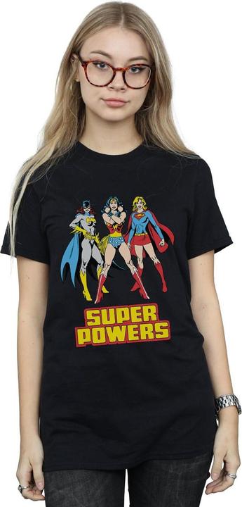 Image du produit DC Super Hero Girls T-shirt boyfriend en coton du groupe Super Power pour femmes/femmes (3XL)