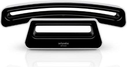 Produktbild swisstone Schnurlostelefon, schwarz/weiss