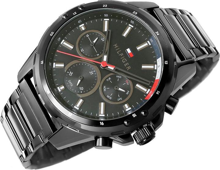 Productafbeelding Tommy Hilfiger Mason herenhorloge 1791935 + BOX (Chronograaf, 190 mm)