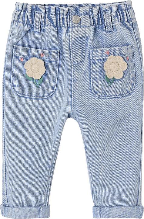 Actual product image Vertbaudet Baby Jeans mit Häkelblumen