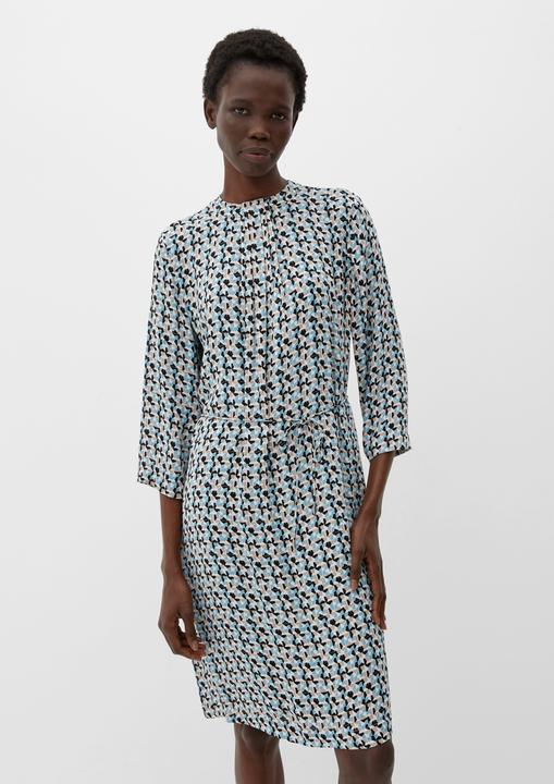 Produktbild s.Oliver Kleid Kleid mit Allover-Muster (34)